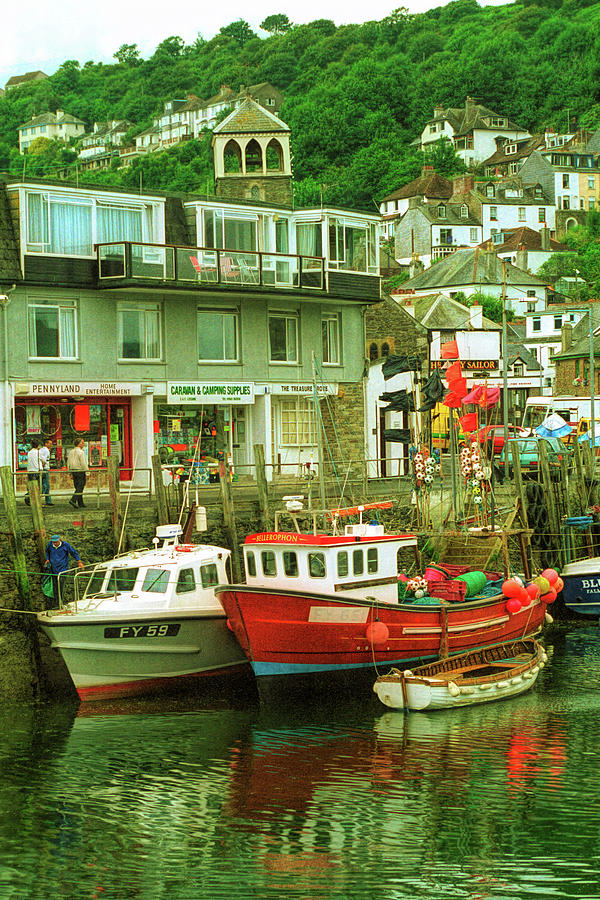 Harbour in Polperro UK  Photograph by David Smith