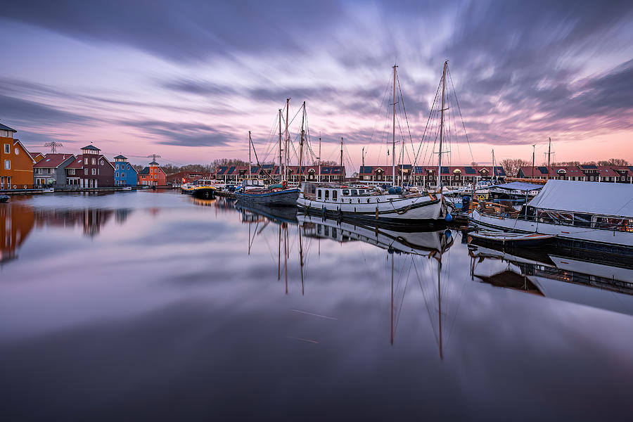 Harbour Reflections Photograph by Oliver Isermann