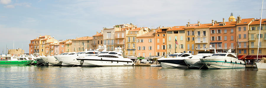 Harbour, St. Tropez, Cote Dazur, France Photograph by John Harper