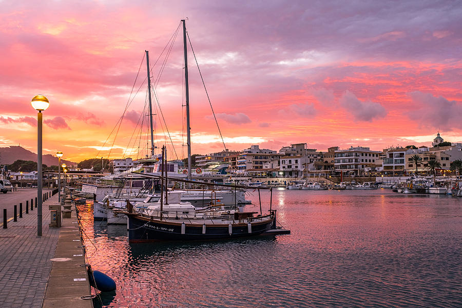 Sunset Photograph - Harbour Sunset by Oliver Isermann