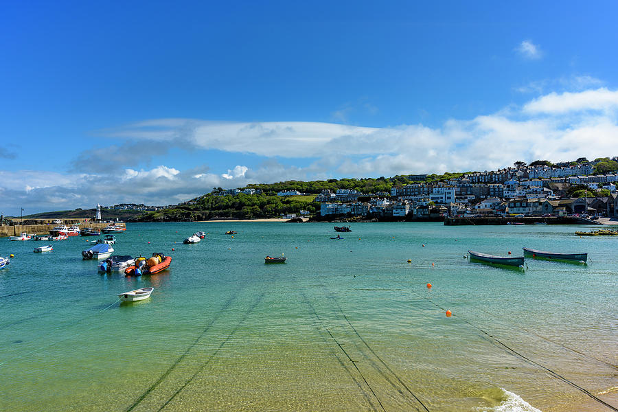 Harbour to Porthminster St Ives Cornwall by Eddy Kinol Harbour to Porthminster St Ives Cornwall by Eddy Kinol