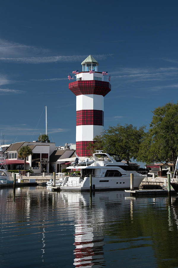 Harbour Town Lighthouse on Christmas Morning 2018 No. 1063 Photograph by Dennis Schmidt