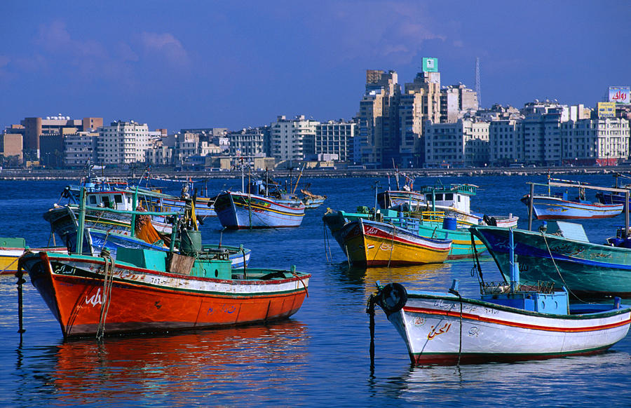 Harbour View With Fishing Boats, Low Photograph by John Elk Iii Harbour View With Fishing Boats, Low Photograph by John Elk Iii