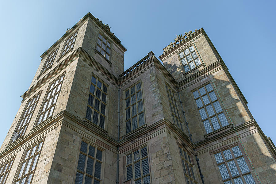 Hardwick Hall towering above Photograph by Scott Lyons