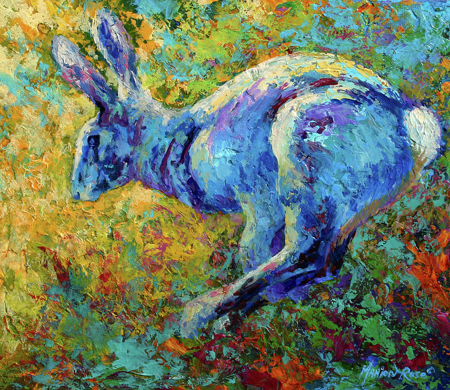Animal Painting - Hare by Marion Rose