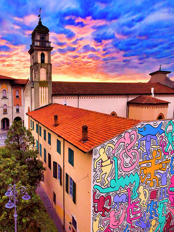 Haring Sunrise at Pisa Photograph by Dominic Piperata