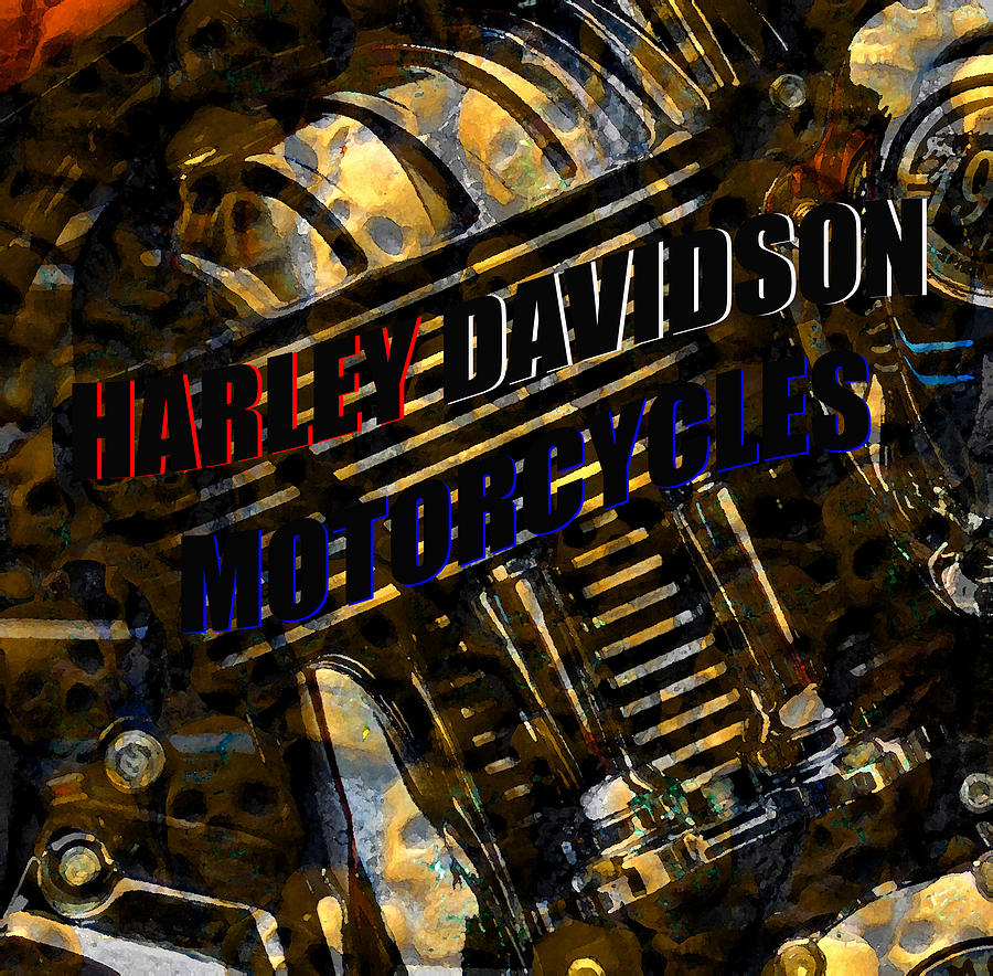 Harley skull design C Photograph by David Lee Thompson