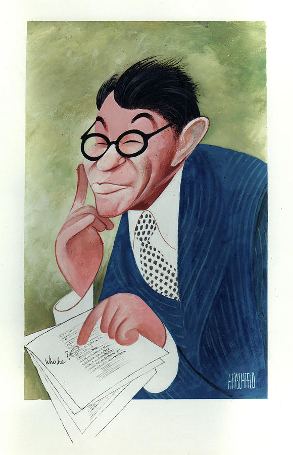 Harold Ross Drawing by Al Hirschfeld Harold Ross Drawing by Al Hirschfeld