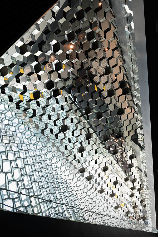 Harpa Concert Hall Ceiling #4 Photograph by RicardMN Photography