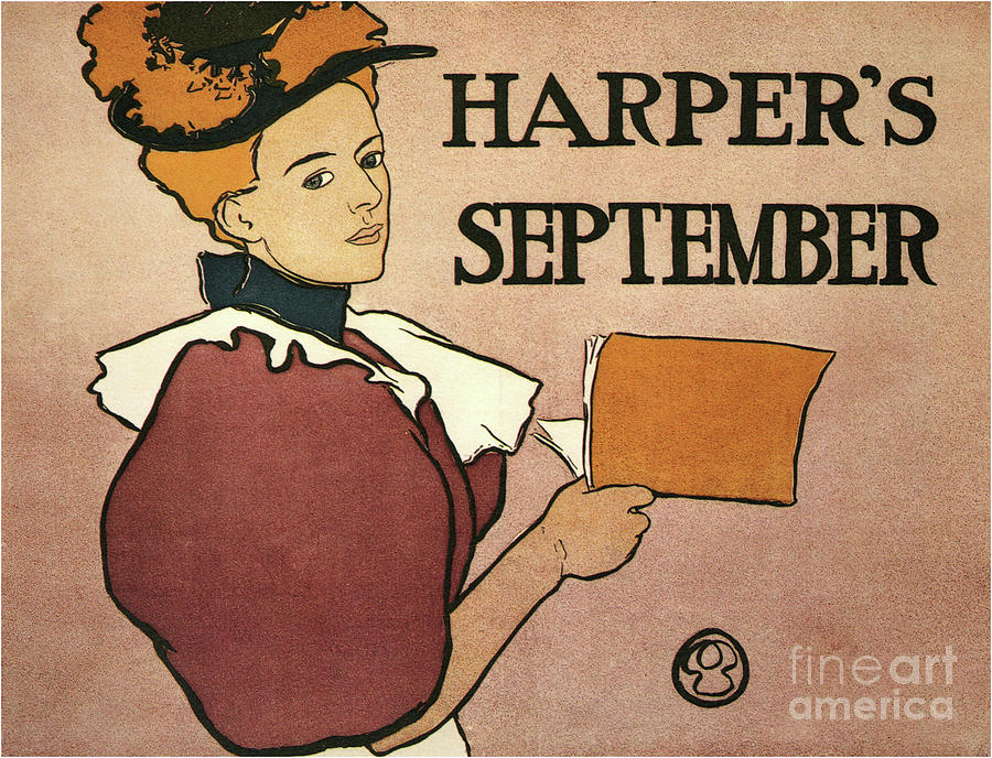 Harpers September, 1896. From A Private Drawing by Heritage Images