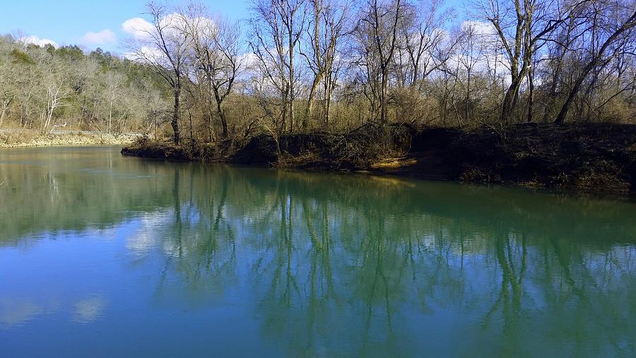 Harpeth River Blues Photograph by Ally White