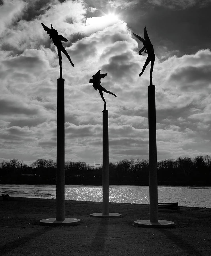 Black And White Photograph - Harpies II by Geoffrey Ansel Agrons