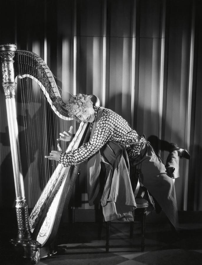 Harpo Marx . Photograph by Album