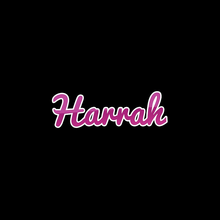 Harrah #Harrah Photograph by TintoDesigns