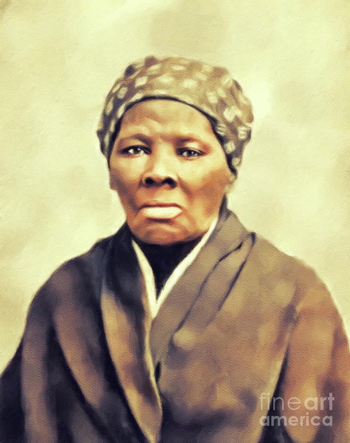 Nature Painting - Harriet Tubman, Civil Rights Activist by Esoterica Art Agency