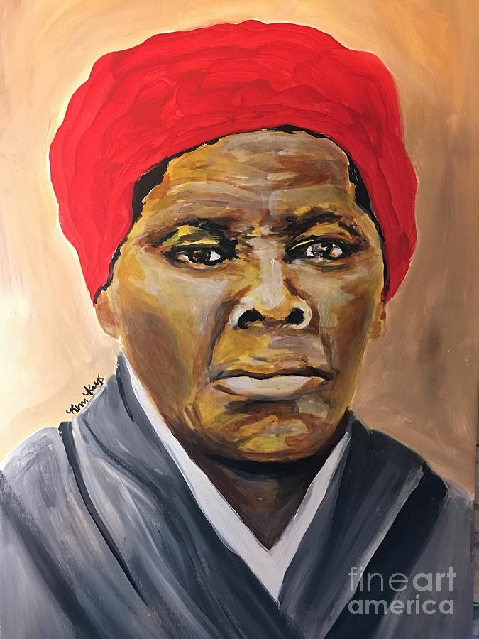 Harriet Tubman Painting by Kimberly Keys Pixels