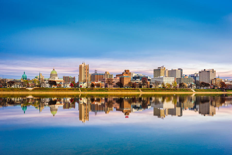 Harrisburg, Pennsylvania, Usa Downtown Photograph by Sean Pavone - Fine ...