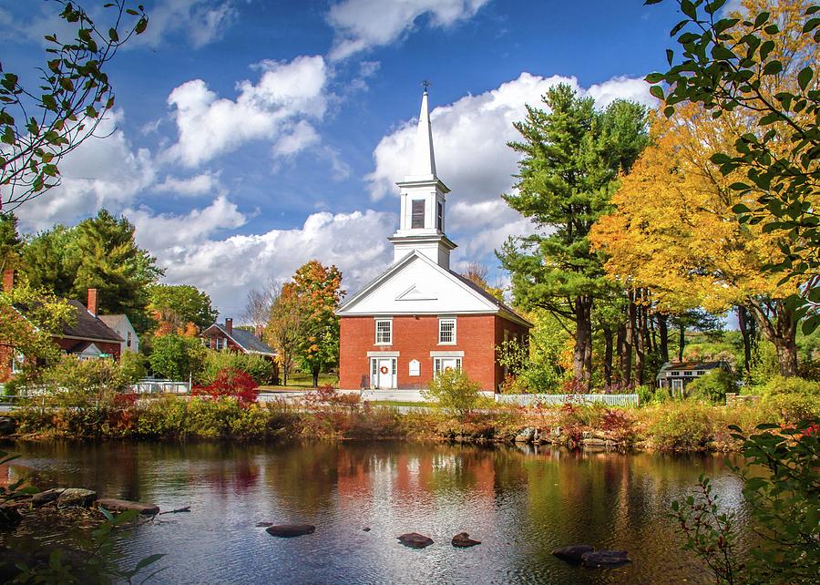 Harrisville, New Hampshire Church Photograph by Harriet Feagin