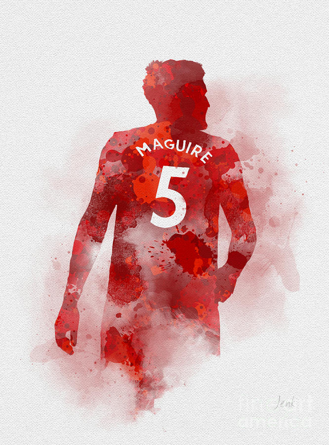 Harry Maguire Mixed Media by My Inspiration