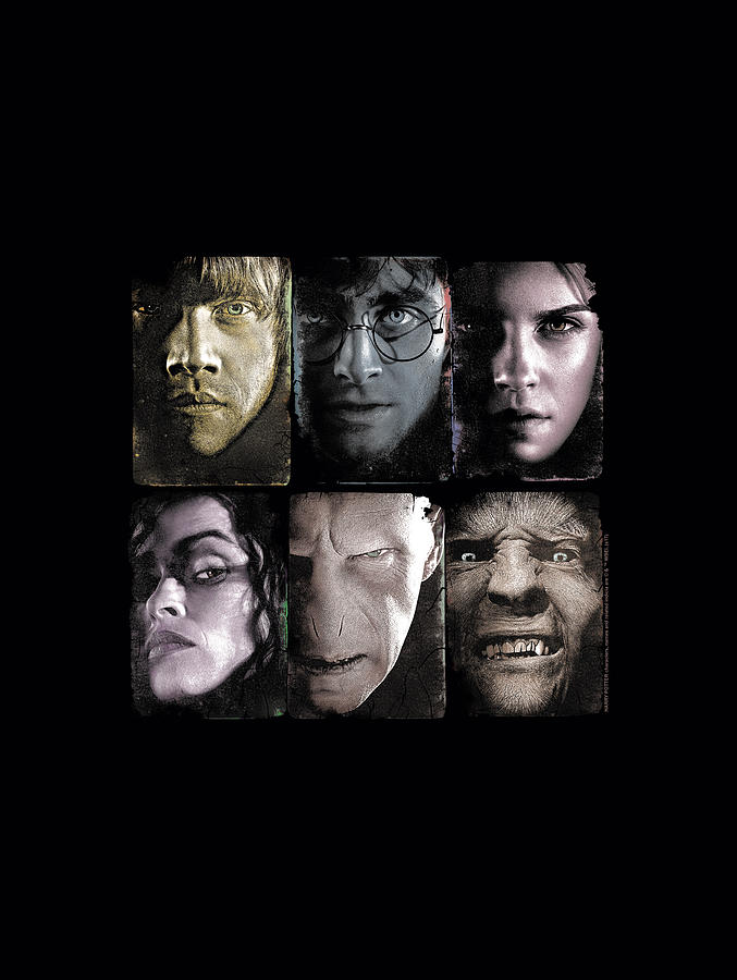 Harry Potter - Horizontal Heads Digital Art by Brand A - Fine Art America