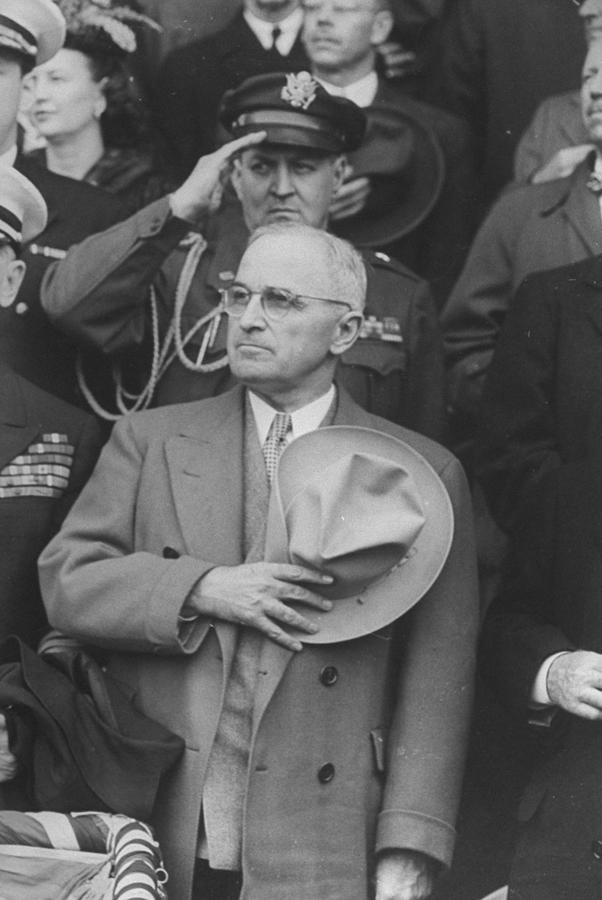 Harry Truman Photograph - Harry Truman by George Skadding