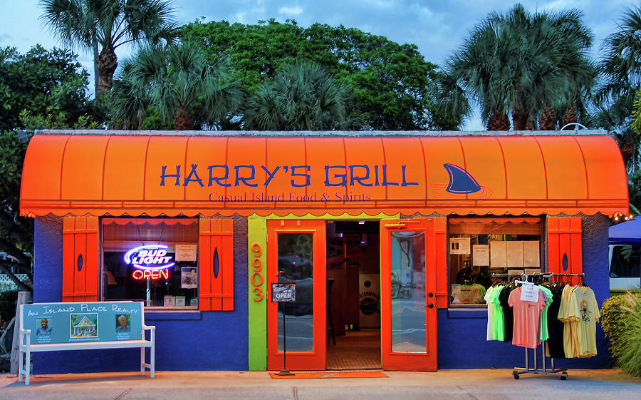 Harrys Grill Photograph by HH Photography of Florida