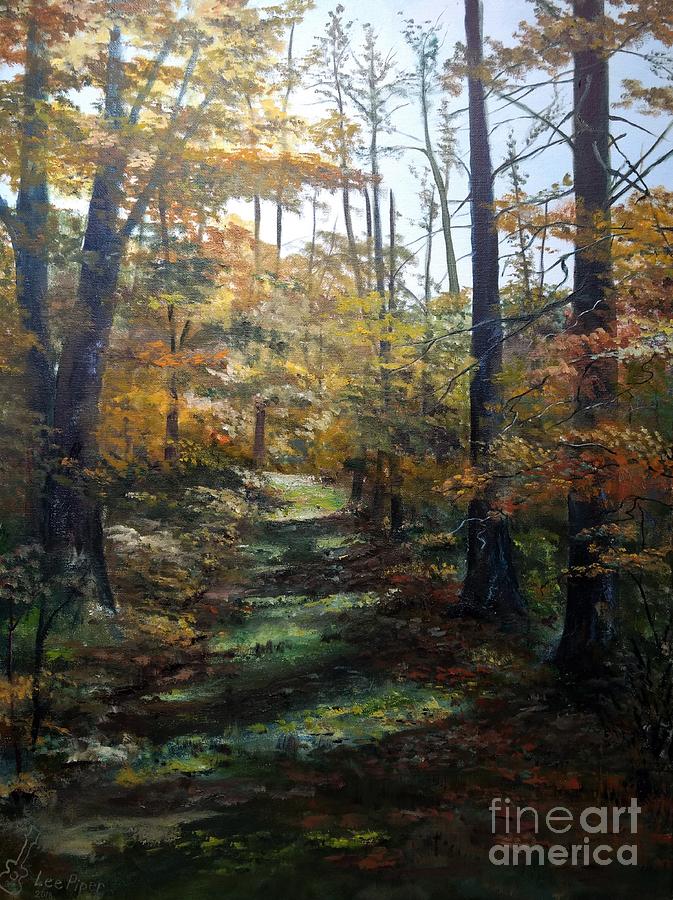 Hartwick Path Painting by Lee Piper