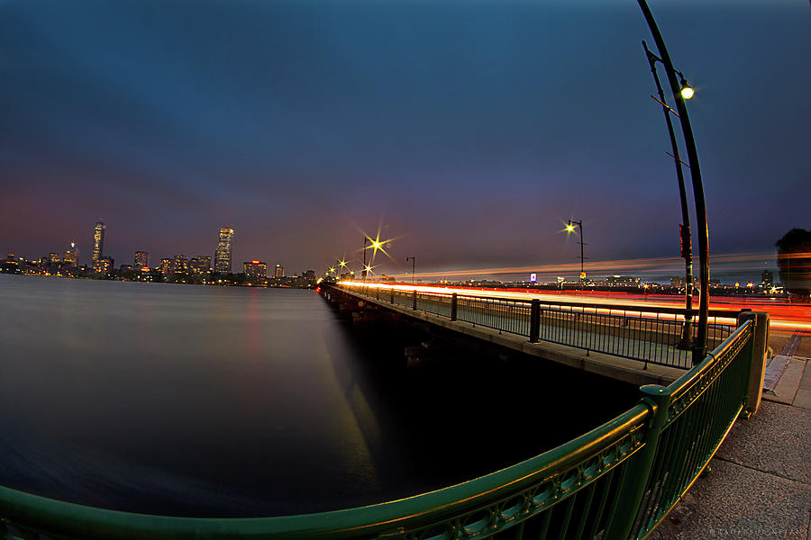 Harvard Bridge Linking Boston And Photograph by Raqeebul Ketan