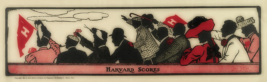 Harvard University Drawing - Harvard Scores, Circa 1910 by Mountain Dreams
