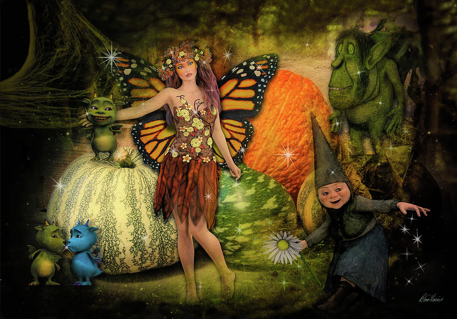 Harvest Faeries Photograph by Diana Haronis
