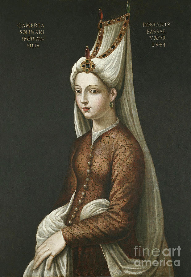 Haseki Hurem Sultan, 1541 Painting by Ottoman School