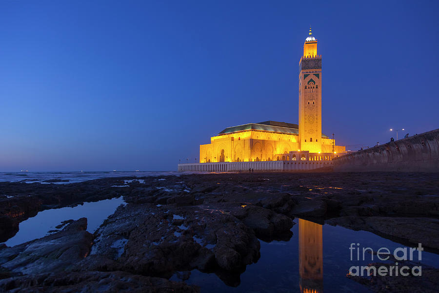 Hassan II Mosque In Casablanca, Morocco Photograph by Ugurhan Hassan II Mosque In Casablanca, Morocco Photograph by Ugurhan