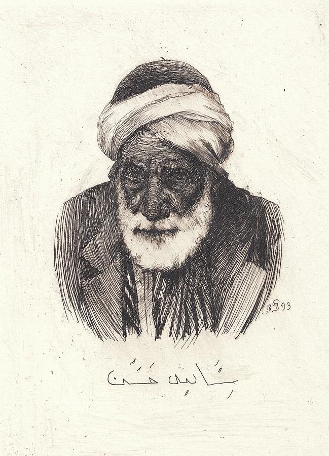 Hassan Said Drawing by Peter Ilsted - Fine Art America