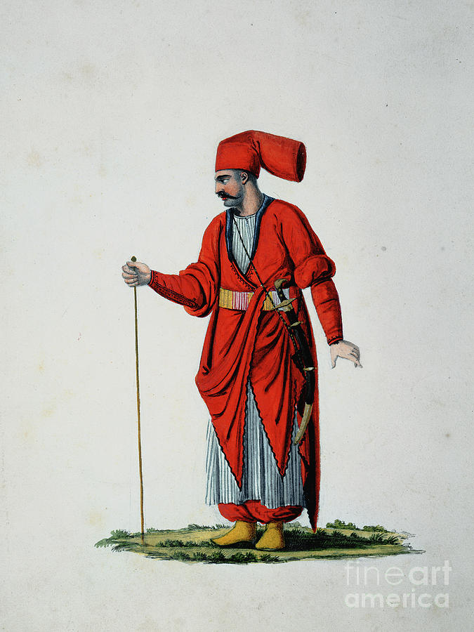 Hasseki Baltaci Valet Del Sultani, Probably By Cousinery, Ottoman Period, Third Quarter Of 18th Century Painting by French School