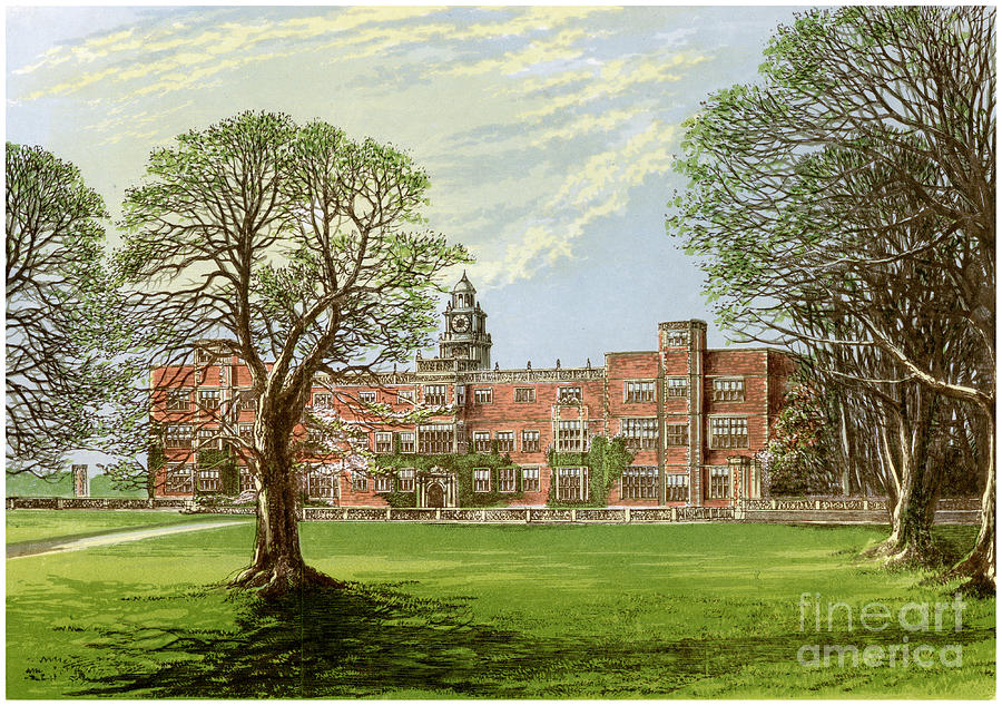 Hatfield House, Hertfordshire, Home Drawing by Print Collector