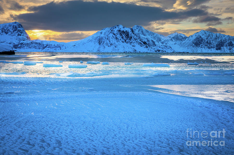 Haukland Ice Photograph by Inge Johnsson