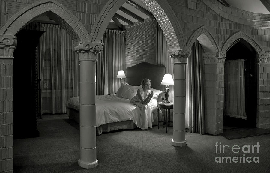 Haunted by History - Lonely Night in Haunted Suite - Mission Inn  Photograph by Sad Hill - Bizarre Los Angeles Archive