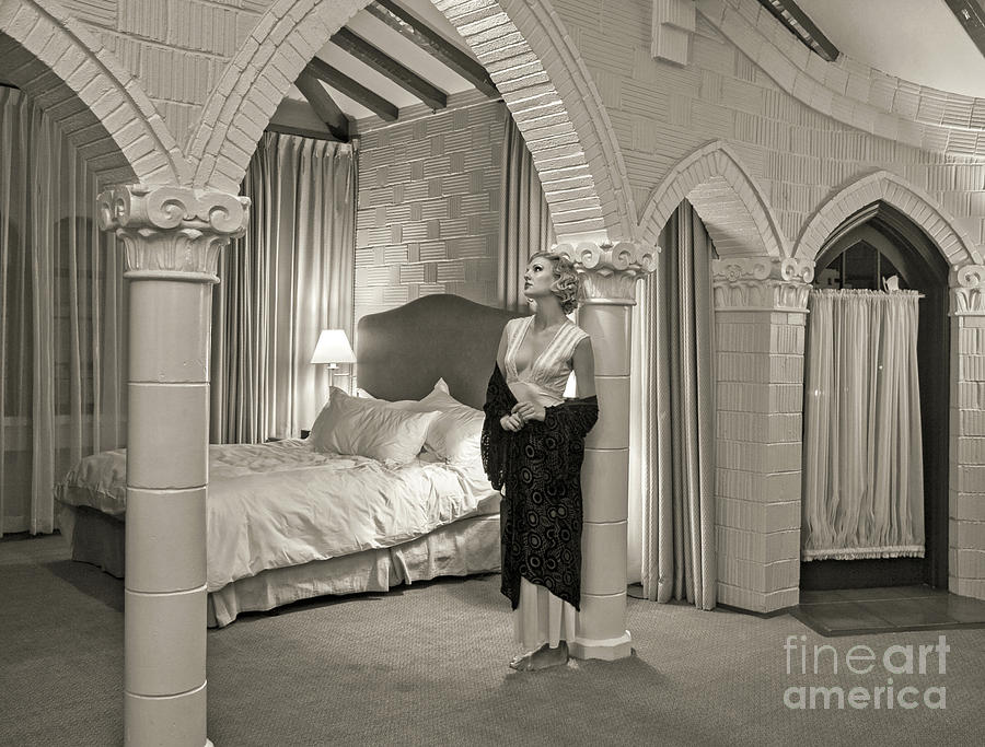 Haunted by History - Mission Inn - Carrie Jacobs Bond Photo Shoot Alternative Photograph by Sad Hill - Bizarre Los Angeles Archive