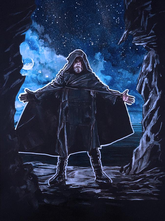Haunted Jedi Painting by Joel Tesch