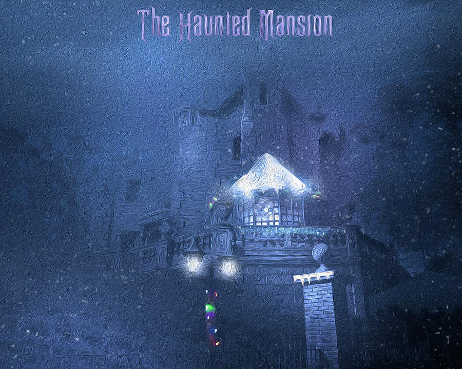 Haunted Mansion Holiday Photograph