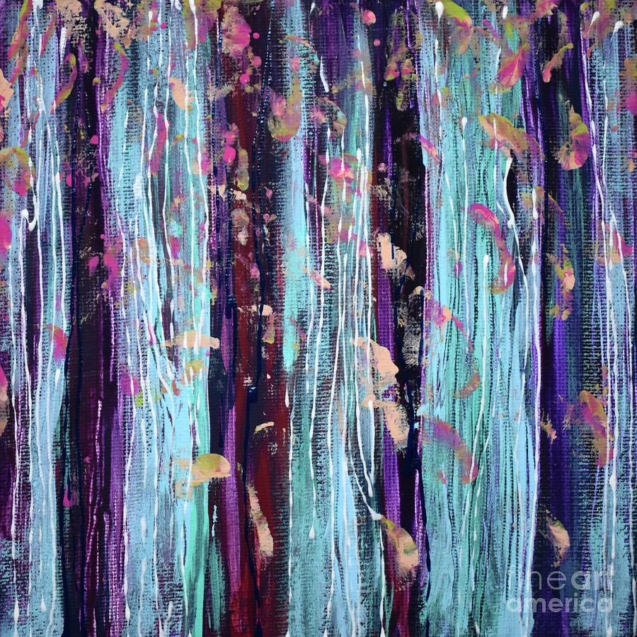 Haunted Woods Painting by Cheryle Gannaway