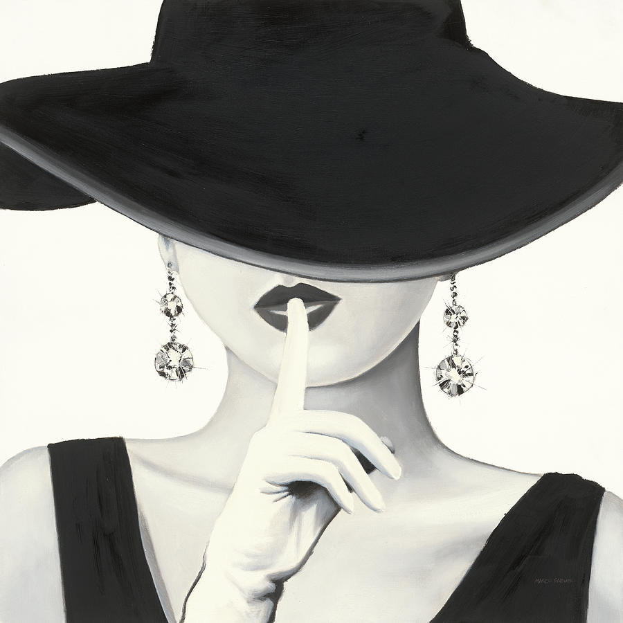 Hat Painting - Haute Chapeau I by Marco Fabiano