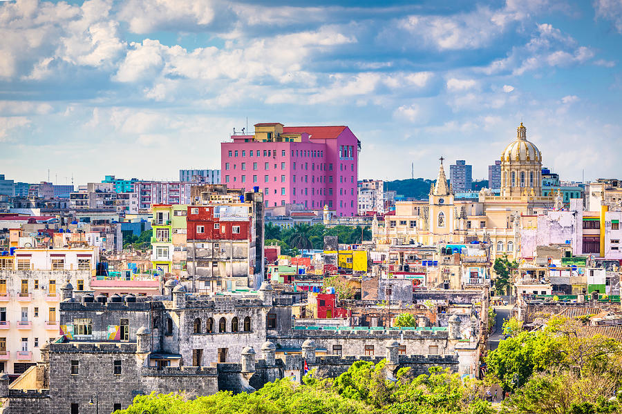 Havana, Cuba Downtown Skyline Photograph by Sean Pavone - Fine Art America