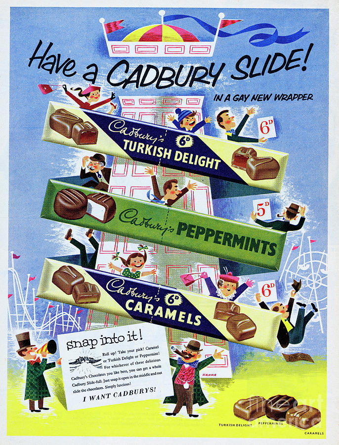 Have A Cadbury Slide Photograph by Picture Post