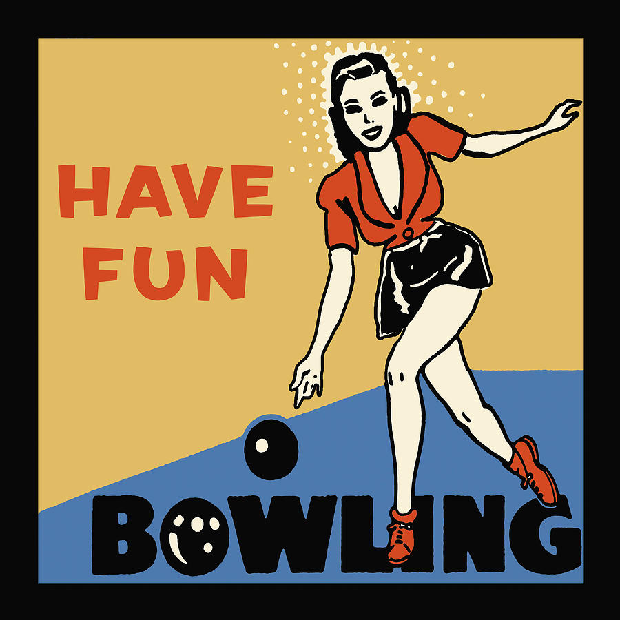 Have Fun Bowling Photograph by Retro Series
