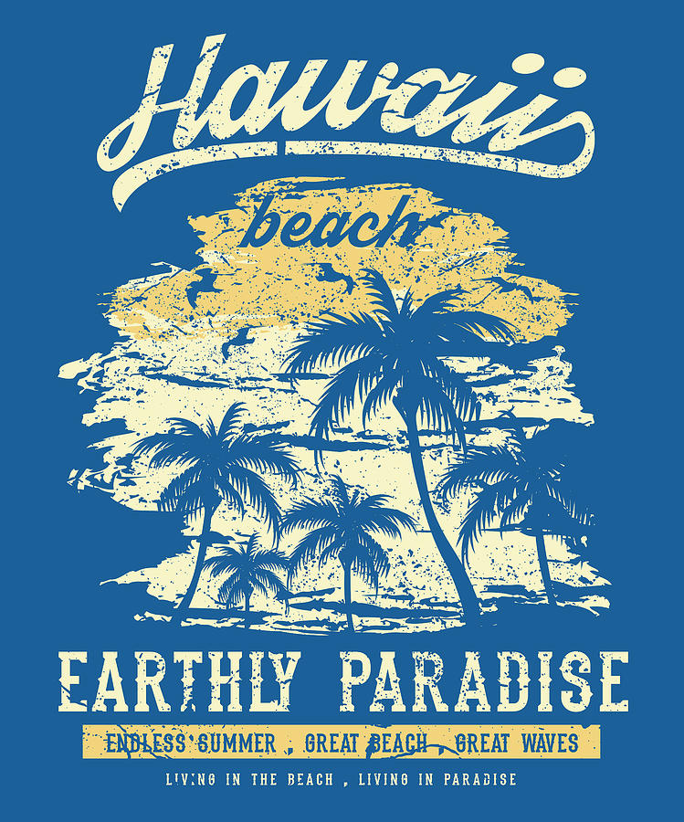 Hawaii beach Digital Art by Long Shot