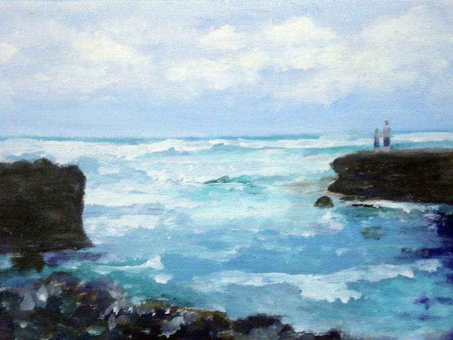 Beach Painting - Hawaii by Nancy Pratt