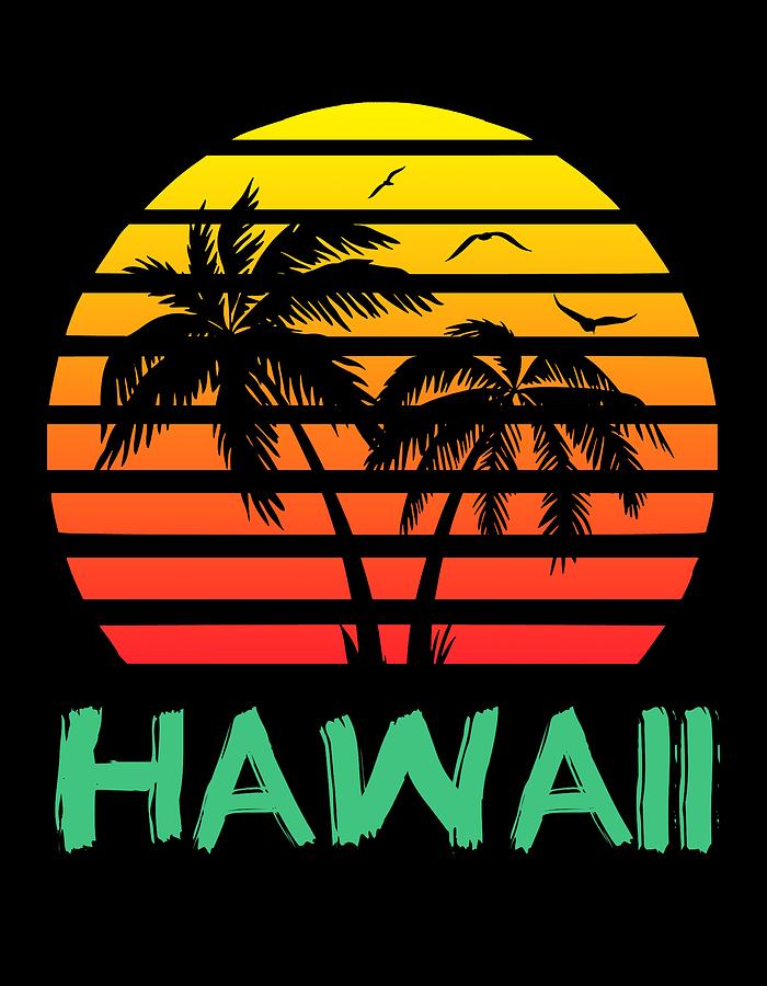 Hawaii Sunset Digital Art by Filip Schpindel | Pixels