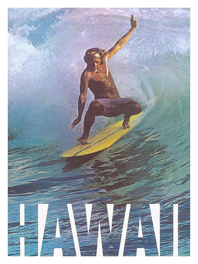 Hawaii surfer Digital Art by Long Shot