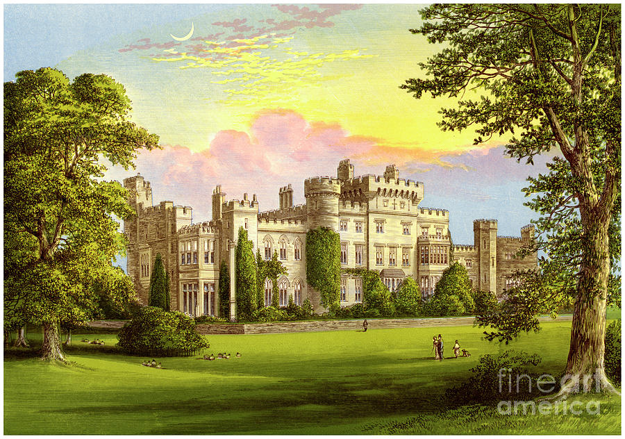 Hawarden Castle, Flintshire, Wales Drawing by Print Collector